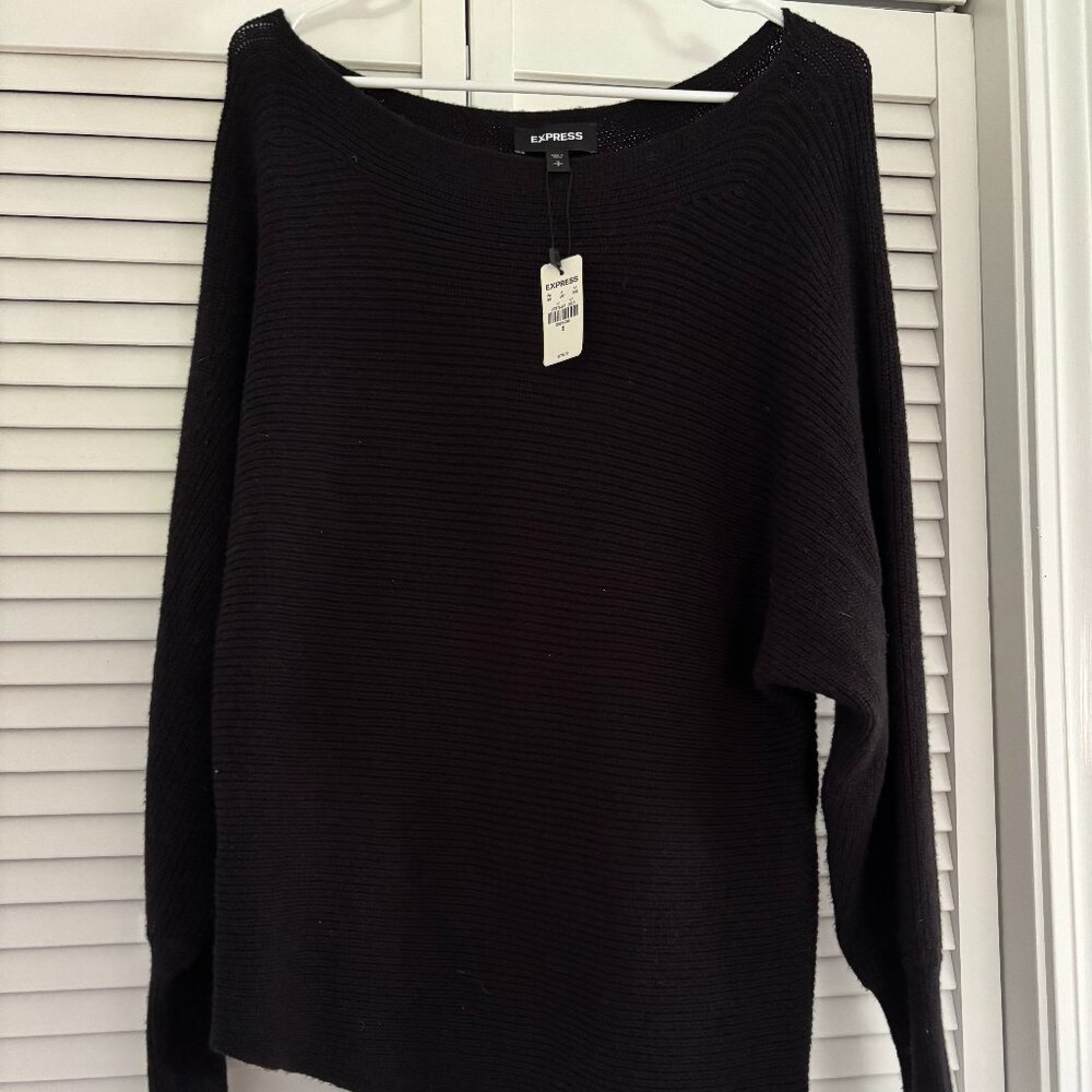 Express Asymmetrical Sweater Tunic